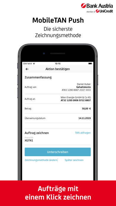 Screenshot #3 pour Bank Austria BusinessNet