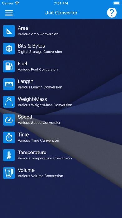 Convert Units: Unit Conversion Screenshot