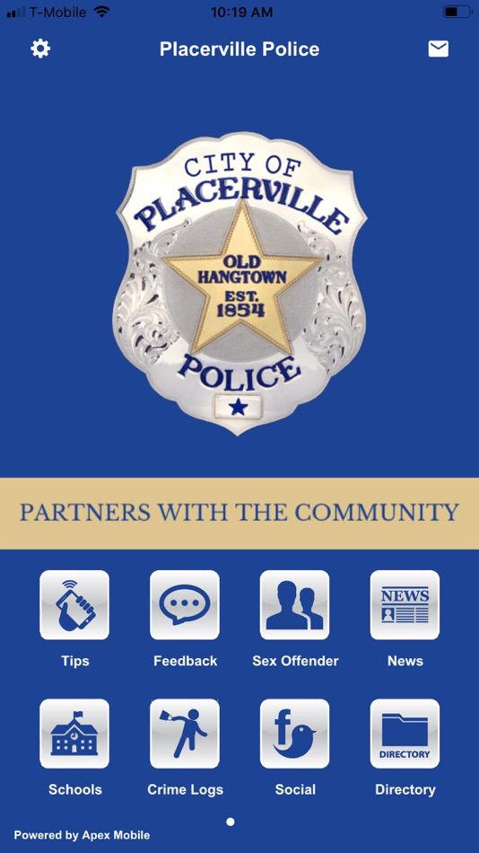 #1. Placerville Police Department (iOS) 由: City of Placerville Police Department