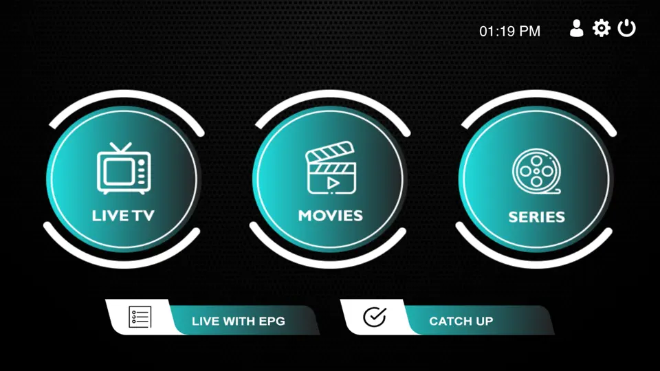 Captura de pantalla de All IPTV Player en iPhone 3