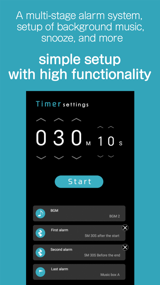 #1. Hybrid Timer (iOS) 由: Takamitsu Kakita