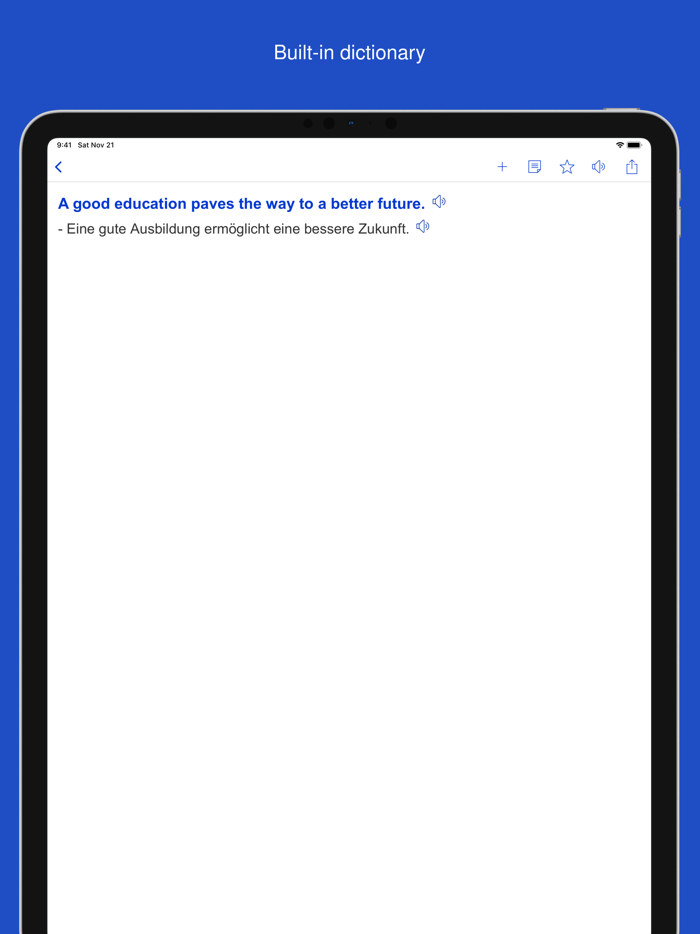 English German Sentences