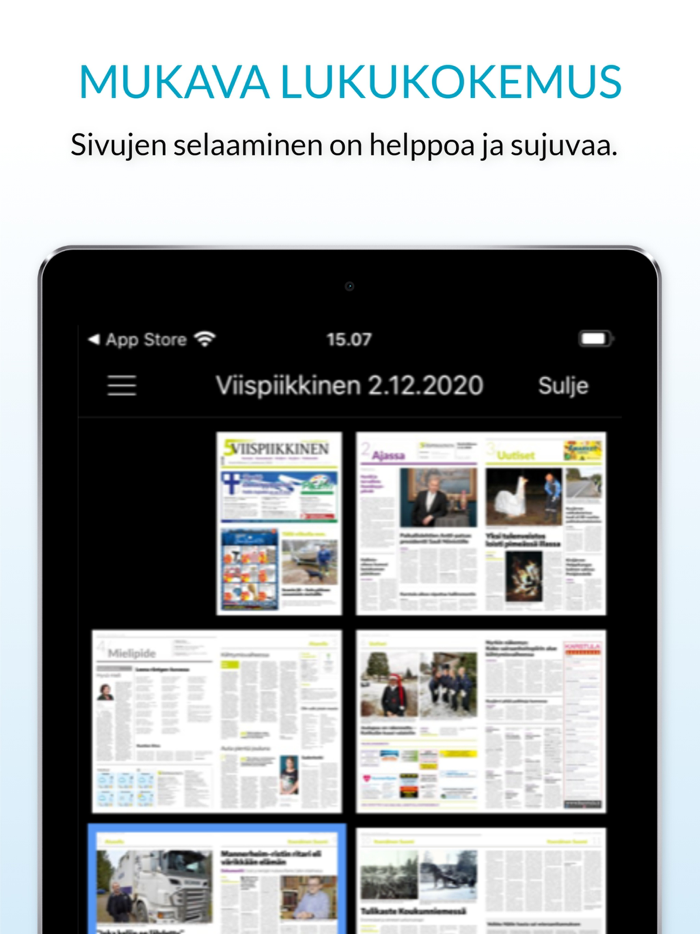 Viispiikkinen päivän lehti