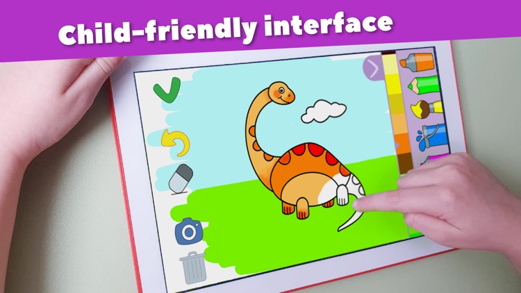 Baby Drawing Game coloring pad screenshot-0