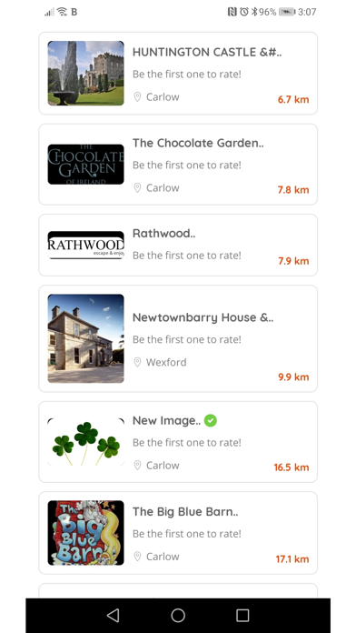 Irelands App Screenshot