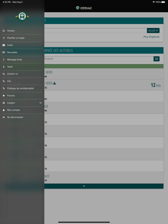 Screenshot #5 pour Codiac Transpo