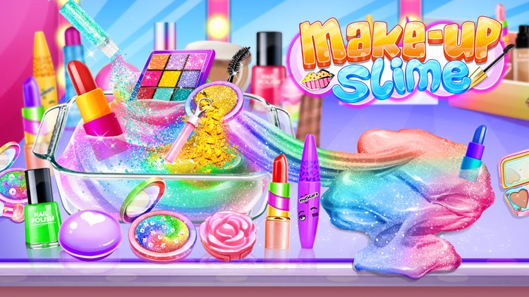 Makeup Slime - Glitter Fun screenshot-0