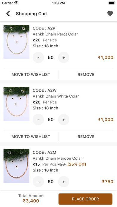 Sweta Sales Imitation Jewelry Screenshot