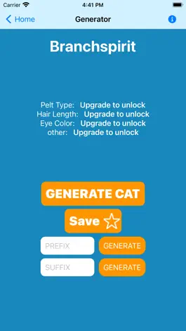 Game screenshot Clan Cat Generator Lite apk