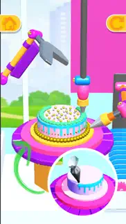 robotic cake factory! food fun iphone screenshot 3