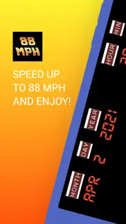 88 mph - delorean compteur iPhone Captures Décran 3