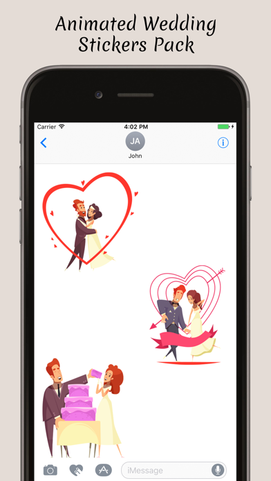 Animated Wedding Stickers Screenshot