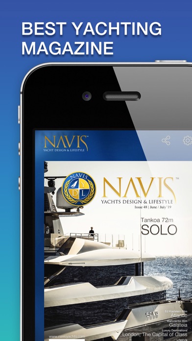 Screenshot #1 pour NAVIS: Luxury Yacht Magazine