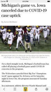 How to cancel & delete wolverines football news 1