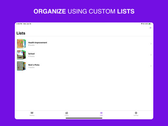 Kabook! Reading List iPad screenshot 3 - Utilities app