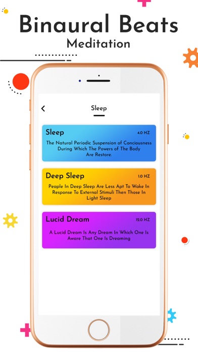 Binaural Beats Meditation App Screenshot