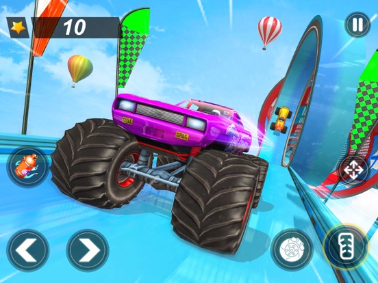 Monster Truck 4x4 Ramp Stunt iPad screenshot 1 - Games app