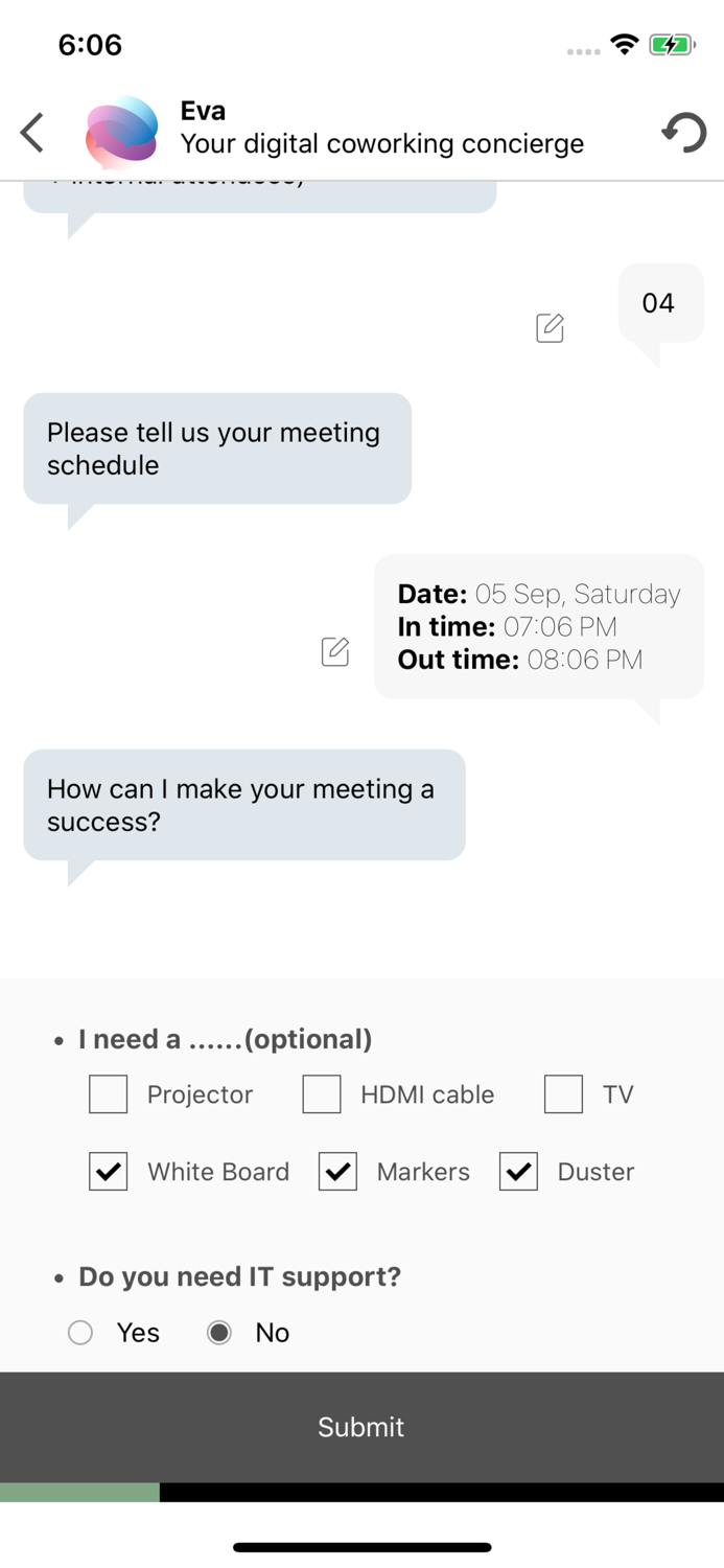 Eva - Workspace Concierge