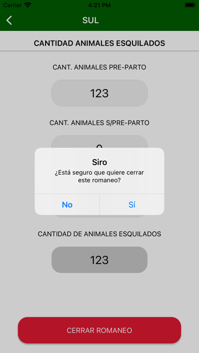 SUL Acondicionamiento de lana Screenshot