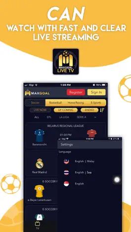 Game screenshot MaxGoal Live apk