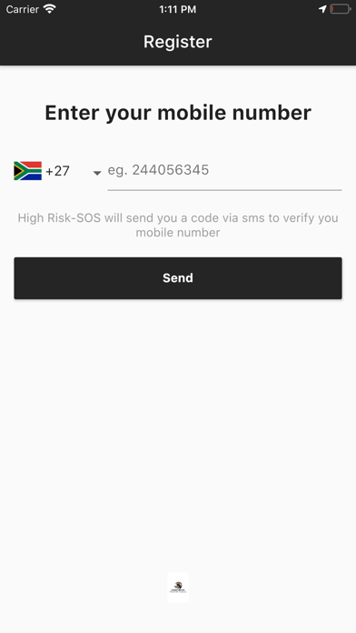 High Risk SOS Screenshot