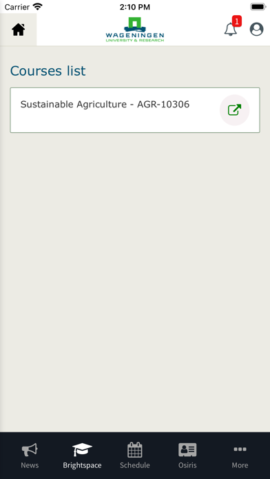 myWUR today Screenshot