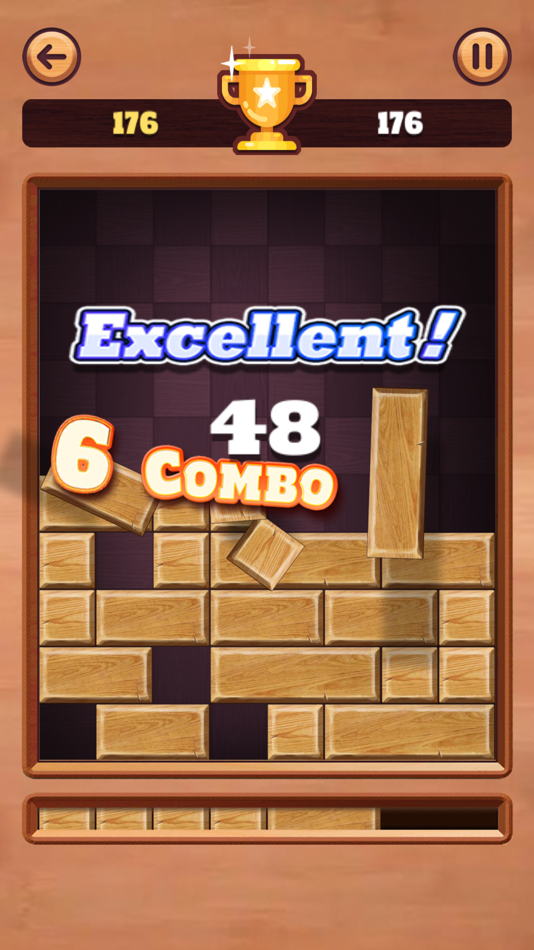 #3. Wood Drop: Slide Block Puzzle (iOS) Podle: Van Hung Tran