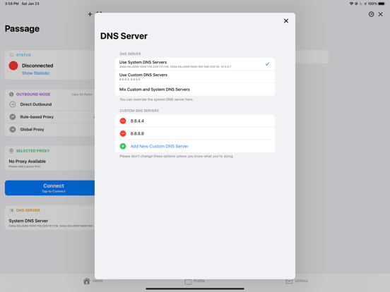 Screenshot #6 pour Passage VPN