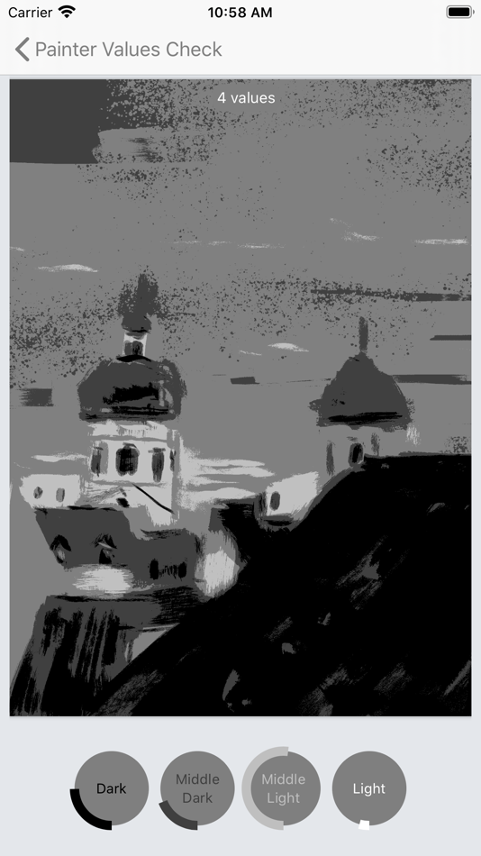#5. Painter Values Check (iOS) Podle: Daniel Lao