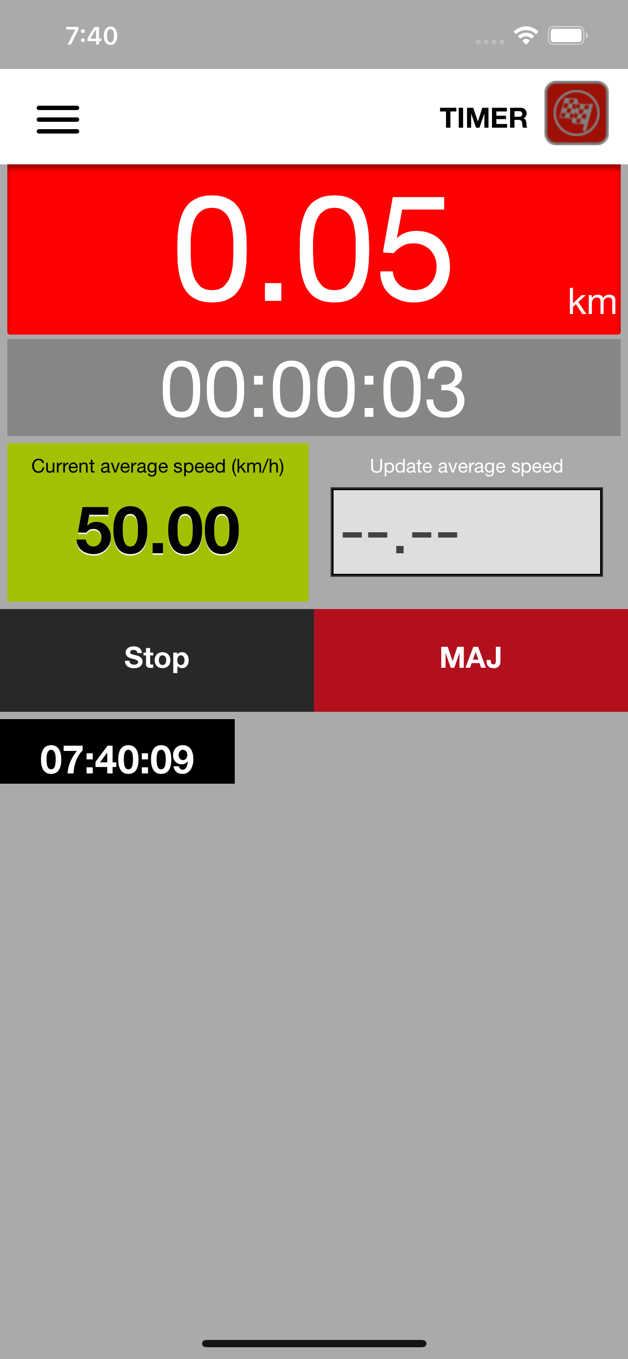 Rally Timer