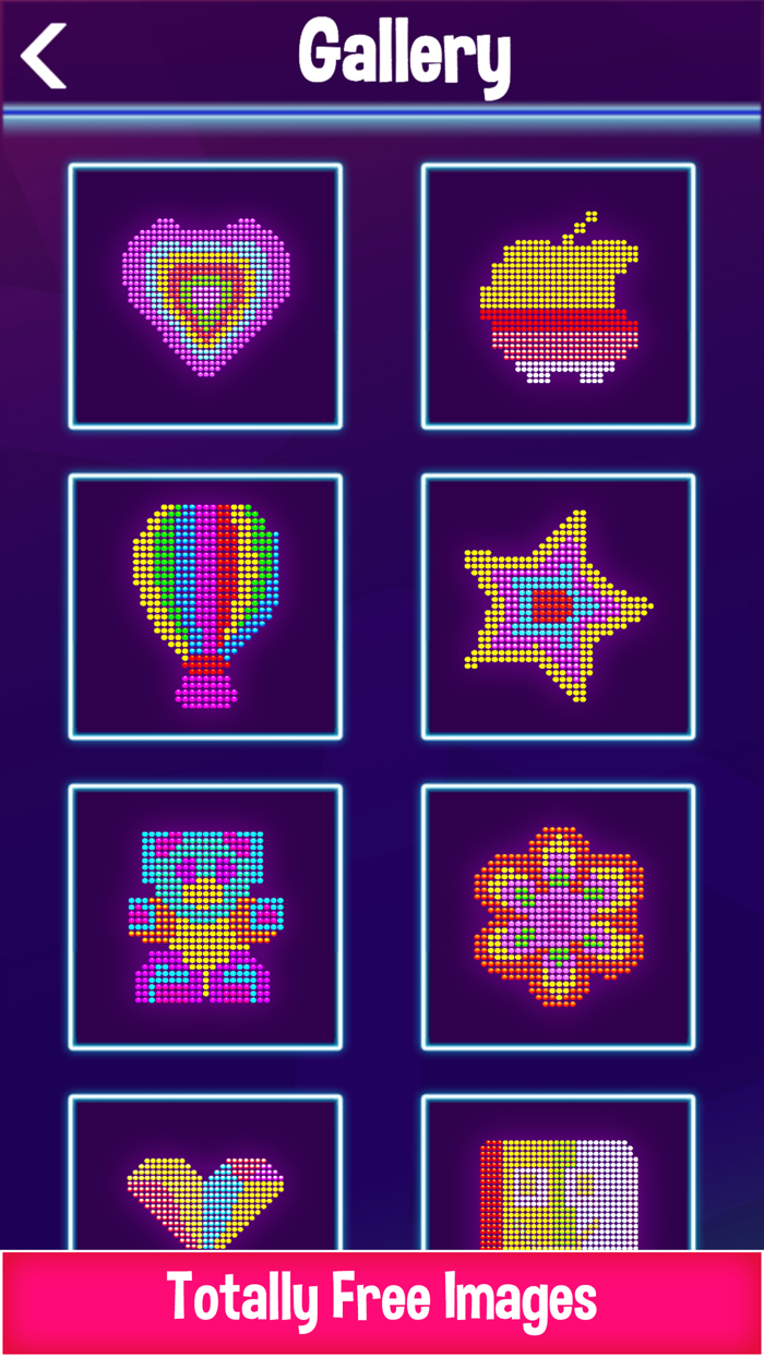 Lite-Brite Numbers Retro Art