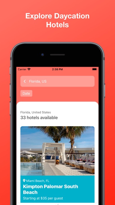 Daycation App Screenshot