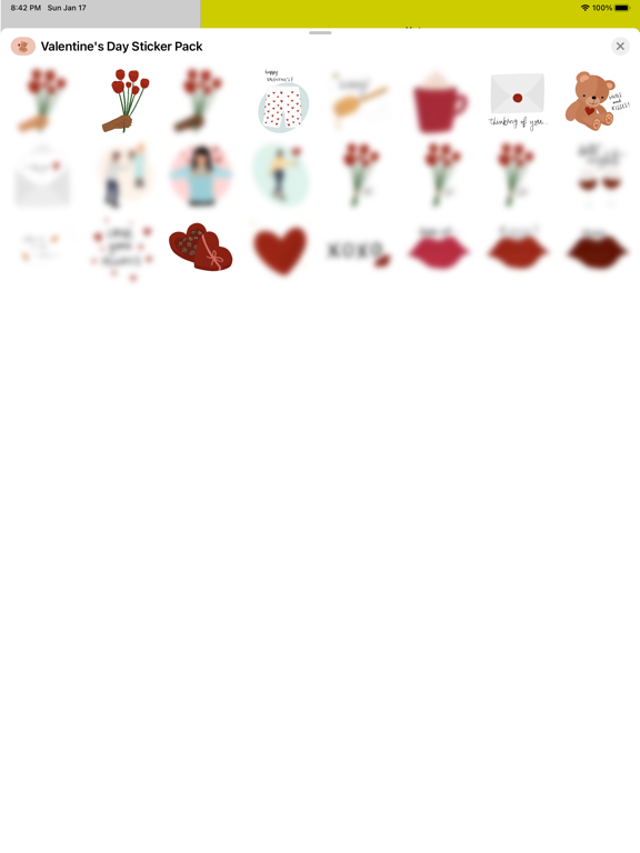 Screenshot #5 pour Valentine's Day Sticker Pack