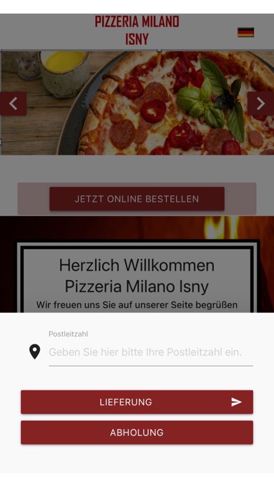 Pizzeria Milano Isny Screenshot