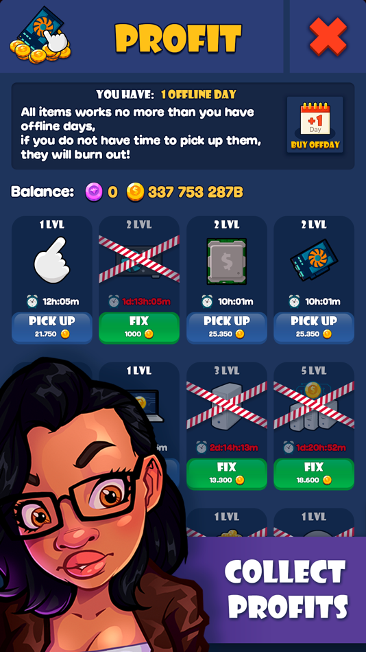 #3. Coin Time - Clicker (iOS) Podle: Sergey Petruk