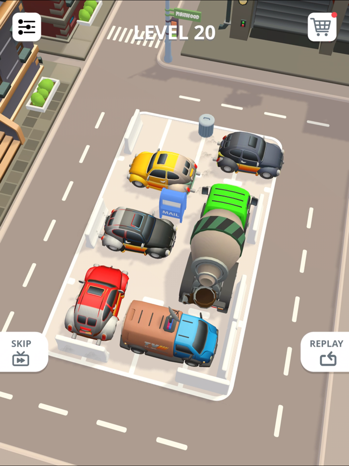 TRAFFIC PARKING CAR JAM 3D
