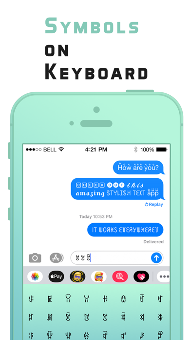 Stylish Text - Fonts Keyboard Screenshot