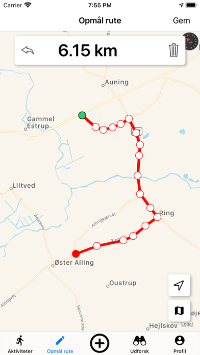 Loeberute.dk Screenshot