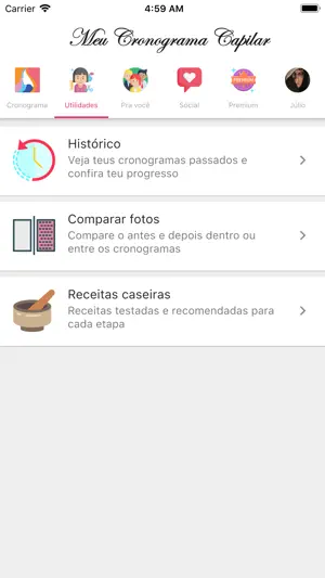 Meu Cronograma Capilar screenshot 2