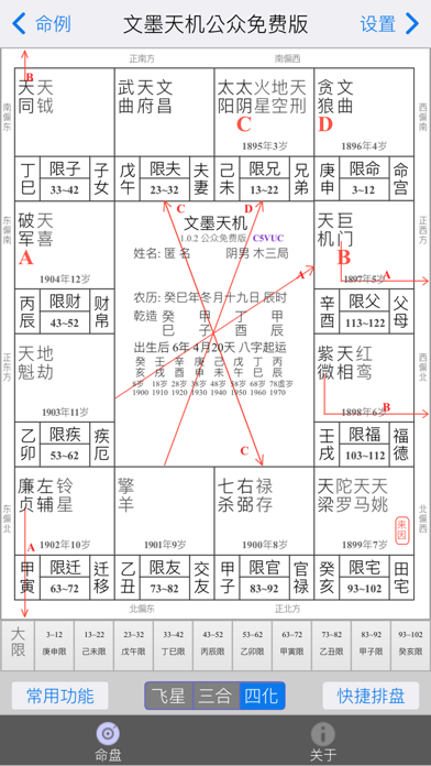 文墨天机®(基础版) 紫微斗数排盘のおすすめ画像4