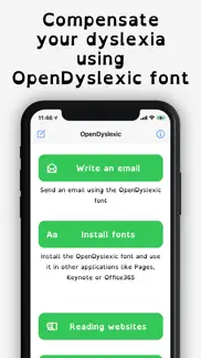 open dyslexic dyslexia font aa iphone screenshot 1