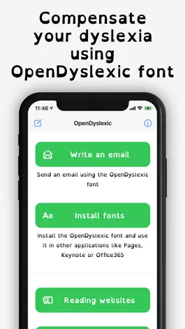 Game screenshot Open Dyslexic dyslexia font Aa mod apk