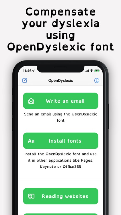 OpenDyslexic dyslexia font screenshot-0