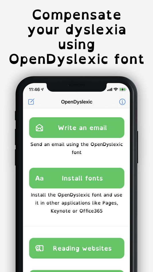 Open Dyslexic dyslexia font Aa - 1.1.8 - (macOS)