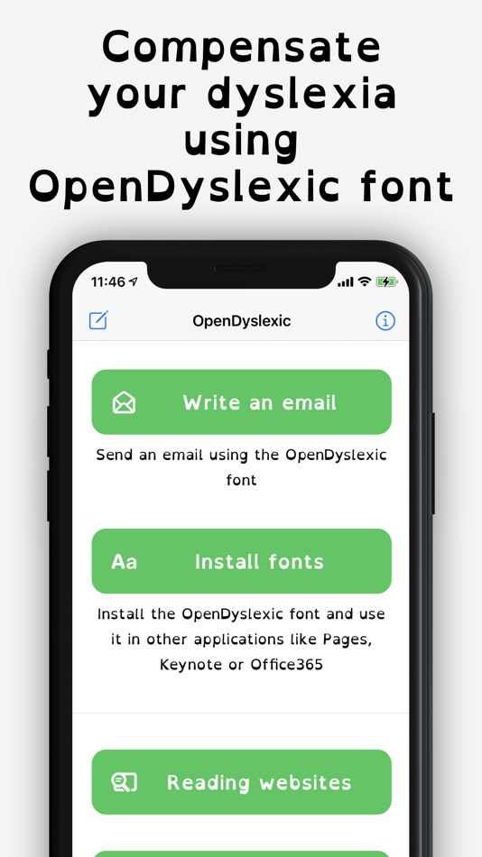 #1. Open Dyslexic font (macOS) 由: michael dardol