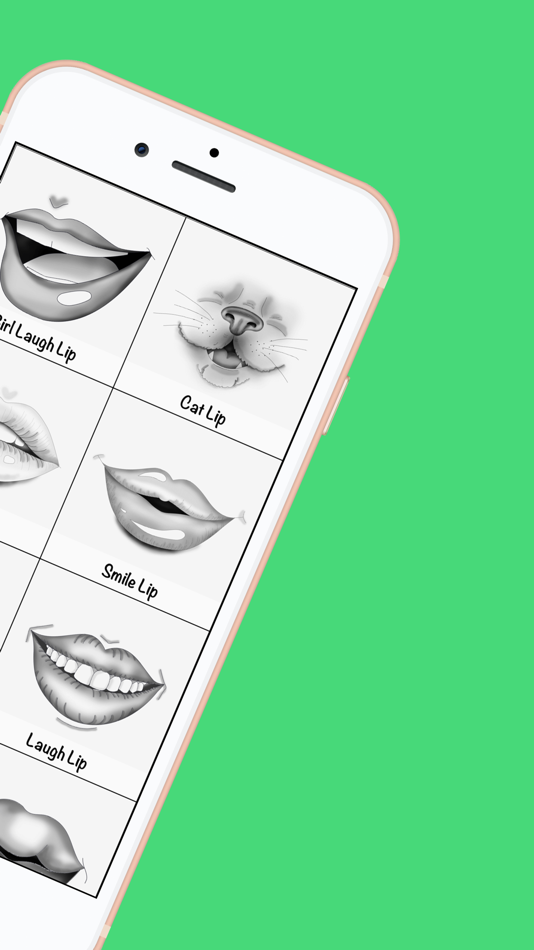 #2. How To Draw Lips with Steps (iOS) 由: A2DWebs