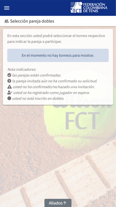Jugadores FCT Screenshot