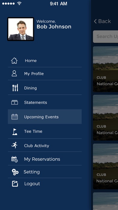 National Golf Club. Screenshot