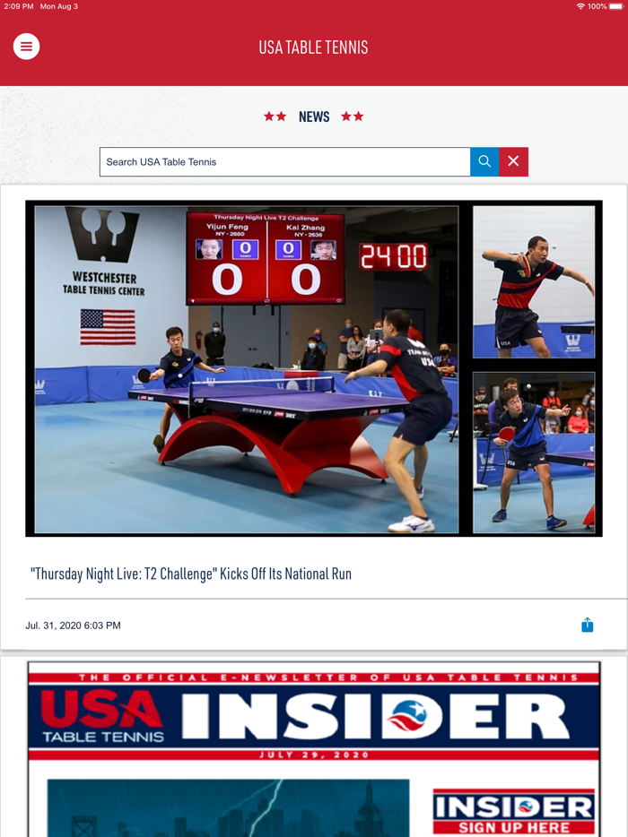 USA Table Tennis