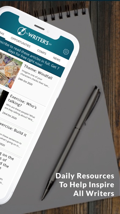 The Writer's App screenshot 2
